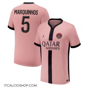 Paris Saint-Germain Marquinhos #5 Terza Maglia 2024-25 Manica Corta